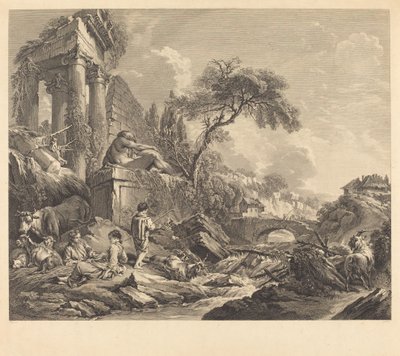 El gorrión de Lesbia de René Gaillard after François Boucher