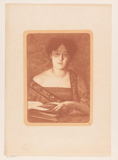 Mujer hojeando un libro de René Janssens