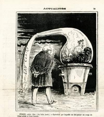 Ilustración de Jules Renard Draner (1833-1926) en Le Charivari de Renard Jules Draner
