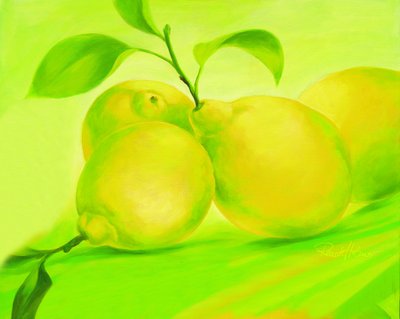 Limones de un verde intenso de Renate Holzner
