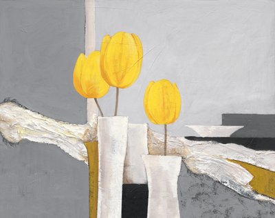 Tulipanes de un amarillo intenso de Renate Holzner