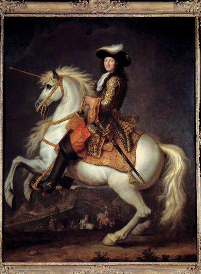 Retrato ecuestre de Luis XIV de René Antoine Houasse