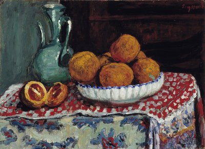 Bodegón en la jarra Pintura de René Seyssaud (1867-1952) 1909 Mención obligatoria: Colección fondation regards de Provence, Marsella de Rene Auguste Seyssaud