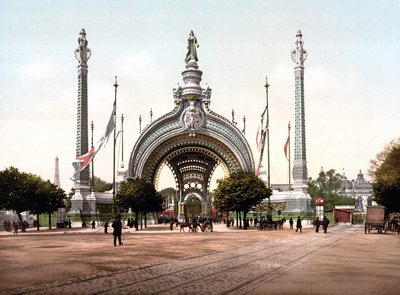 Gran Entrada de la Exposición Universal de 1900 en París por Rene Binet de Rene Binet