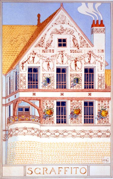 Sgraffito, ilustración de 