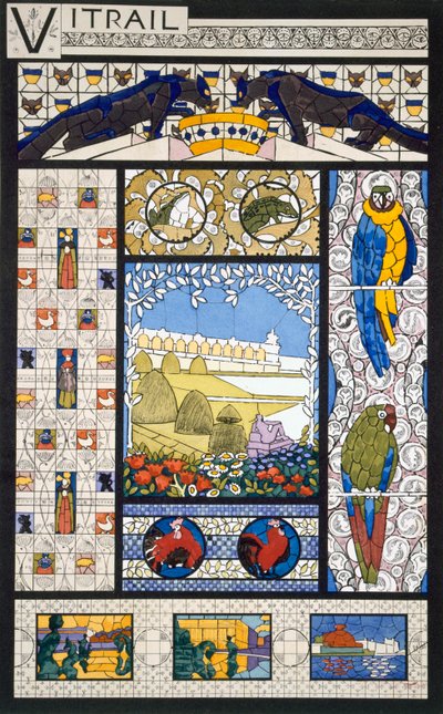 Diseños de vitrales, de 