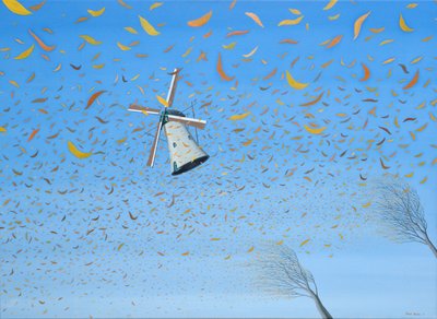 Otoño, 2001, Óleo sobre lienzo de Rene Boin