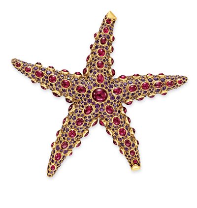 Broche de estrella de mar de Rene Boivin