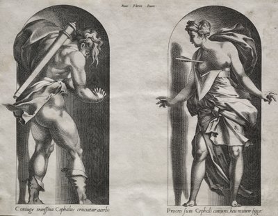 Cephalus and Procris in two Niches de Rene Boyvin