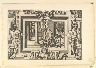 Medea mata a sus dos hijos de Jasón, 1563 de Rene Boyvin