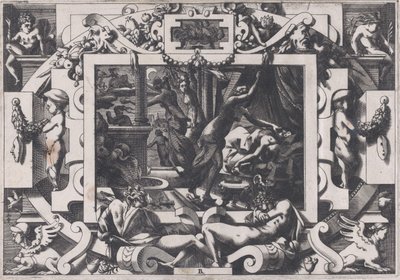 Pelias Asesinado por sus Hijas, 1563 de Rene Boyvin
