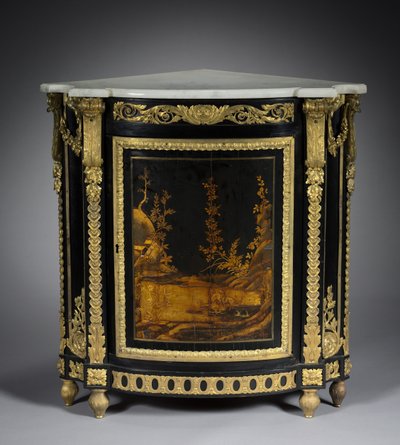 Gabinete de esquina, c.1765-1770 de Rene Dubois