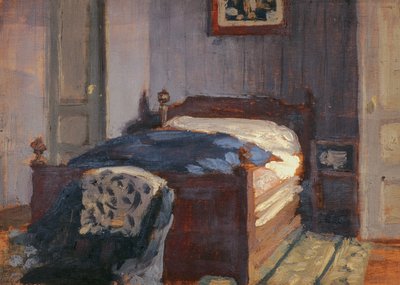 Mi cama en Suaucourt de René François Xavier Prinet