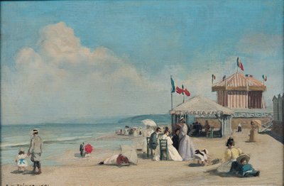 La playa de Cabourg de René François Xavier Prinet