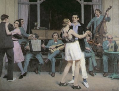 El bar del Casino de Cabourg, c.1930 (óleo sobre lienzo) de René François Xavier Prinet