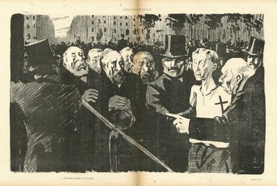 Ilustración de Hermann-Paul en Le Canard Sauvage de Rene George Hermann Paul