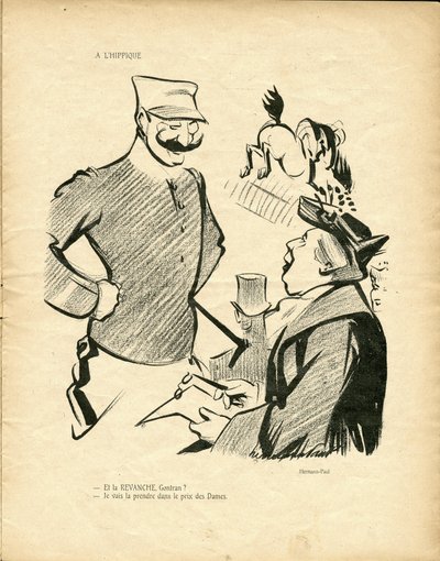 Ilustración de Hermann-Paul (1864-1940) en El pato salvaje de Rene George Hermann Paul