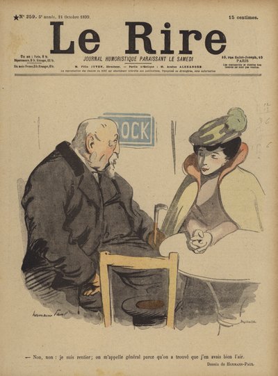 Ilustración para Le Rire de Rene George Hermann Paul