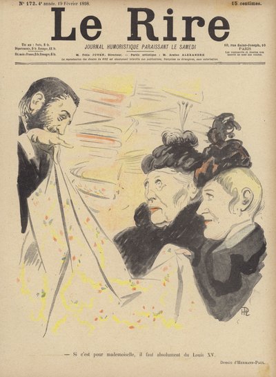 Ilustración para Le Rire de Rene George Hermann Paul