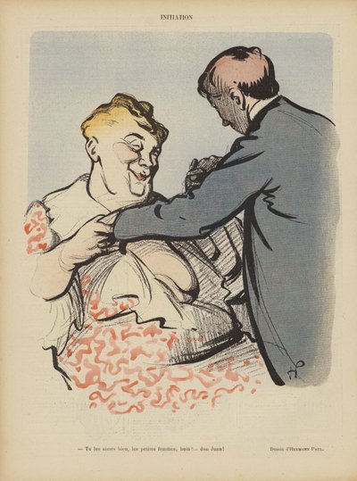 Ilustración para Le Rire de Rene George Hermann Paul