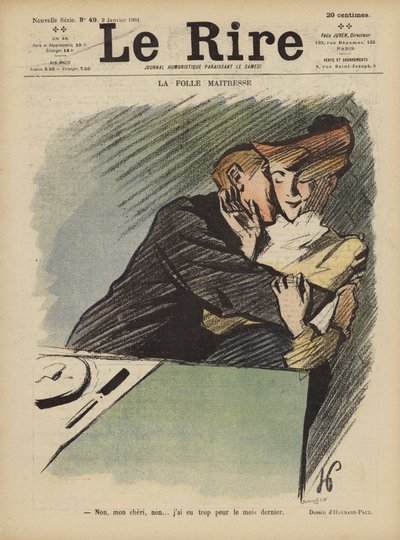 Ilustración para Le Rire de Rene George Hermann Paul