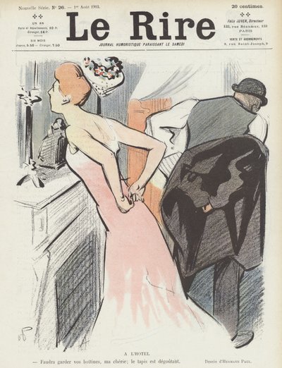 Ilustración para Le Rire de Rene George Hermann Paul