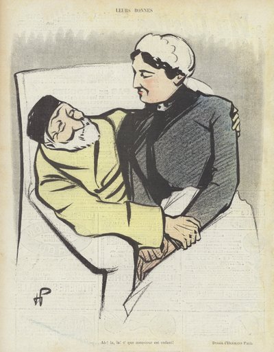 Ilustración para Le Rire de Rene George Hermann Paul