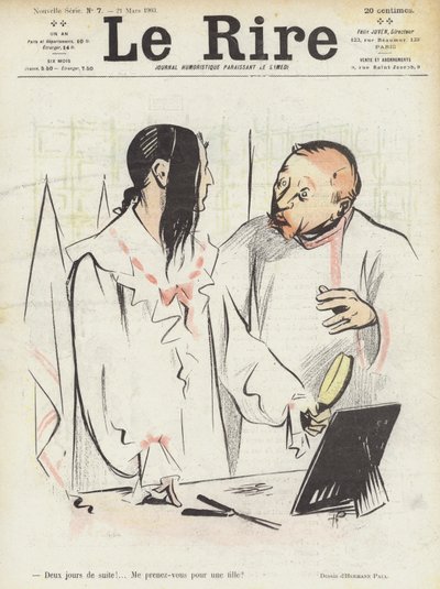 Ilustración para Le Rire de Rene George Hermann Paul