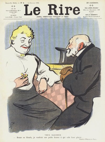 Ilustración para Le Rire de Rene George Hermann Paul