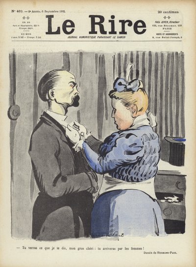 Ilustración para Le Rire de Rene George Hermann Paul