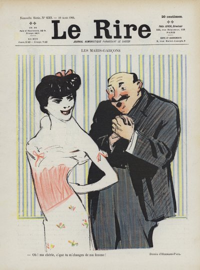 Ilustración para Le Rire de Rene George Hermann Paul