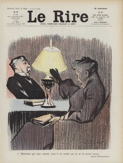 Ilustración para Le Rire de Rene George Hermann Paul
