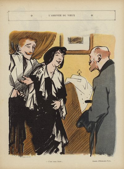 Ilustración para Le Rire de Rene George Hermann Paul