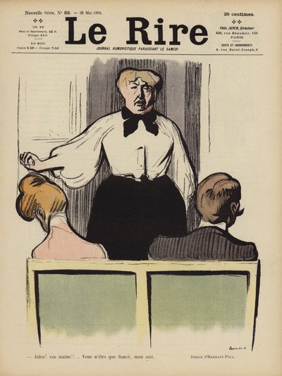 Ilustración para Le Rire de Rene George Hermann Paul