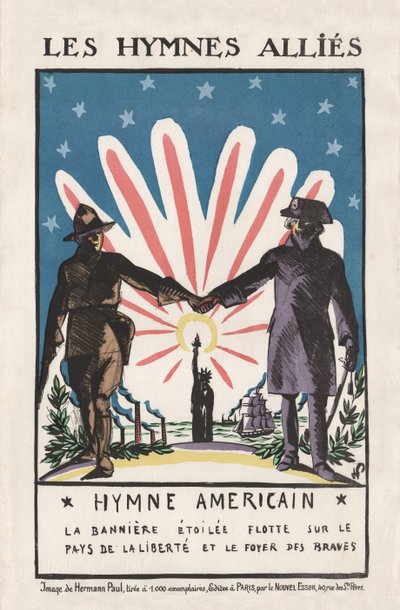 Los Himnos Aliados, 1917 de Rene George Hermann Paul