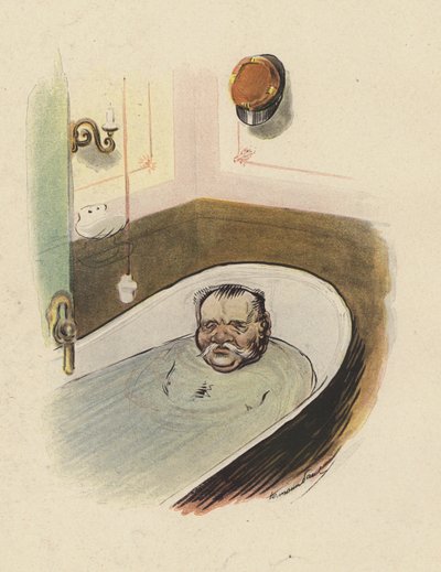 Hombre en una bañera de Rene George Hermann Paul
