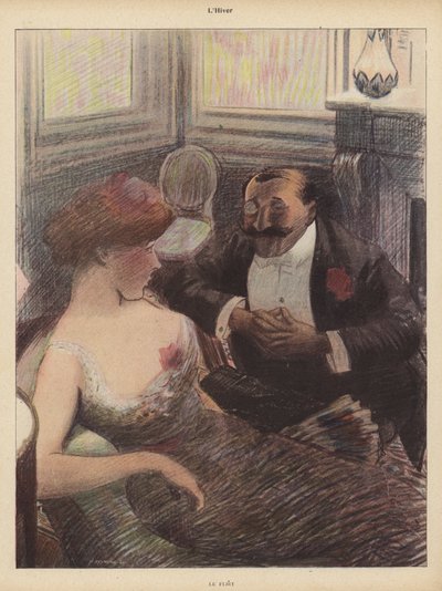 Invierno: el coqueteo de Rene George Hermann Paul