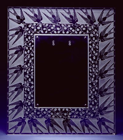 Marco de espejo Muguet et Hirondeues de Rene Jules Lalique