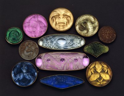 Varios artículos de vidrio de Rene Jules Lalique