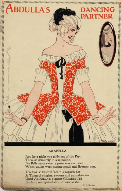 Cigarrillos Abdulla, años 1920 de Rene Vincent