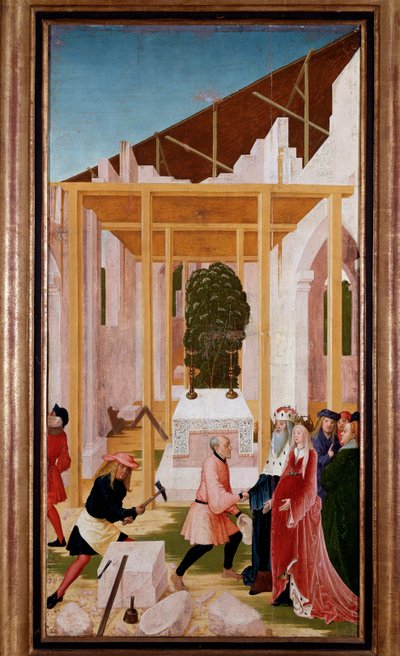 La construcción de la Abadía de Klosterneuburg (Austria) de Reuland  Frueauf the Elder