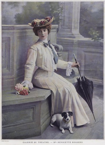 Henriette Roggers, actriz francesa de Reutlinger Studio
