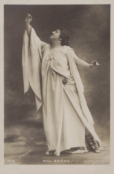 Marie Brema, cantante mezzosoprano inglesa de Reutlinger Studio