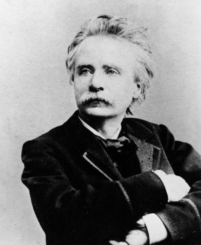 Retrato de Edvard Hagerup Grieg, c.1870 de Reutlinger Studio