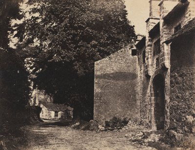 Entrada a Borwick Hall, Lancashire, 1855 de Rev. John Richardson Major