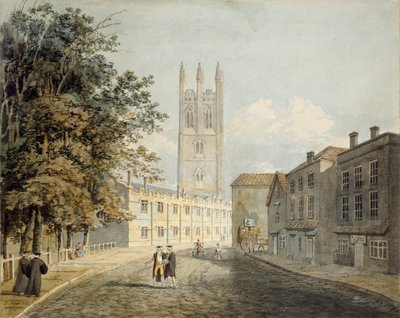 Magdalen College y el extremo oriental de la High Street, Oxford de Rev Robert Nixon
