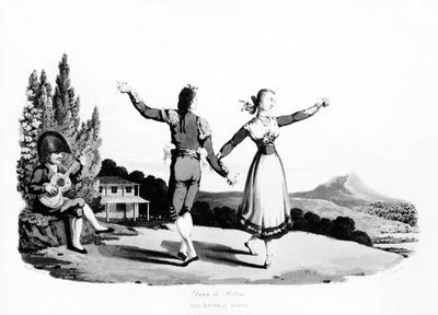 El baile de las boleras, ilustración de 