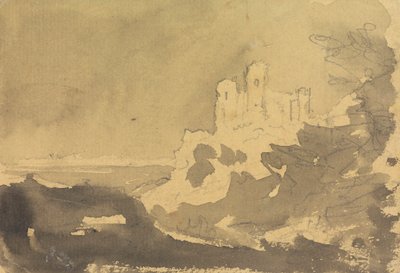 Un castillo al borde de un lago de Rev. William Gilpin