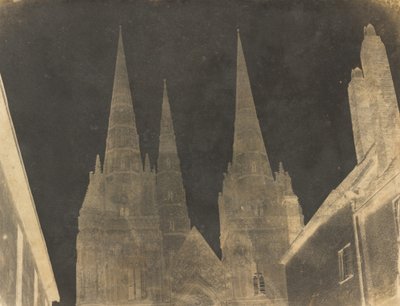 Estudio de las agujas de la Catedral de Lichfield de Reverend Calvert Richard Jones