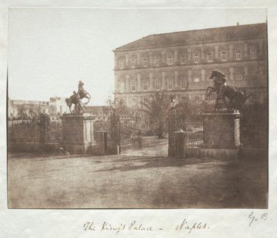 El Palacio Real, Nápoles, antes de 1852 de Reverend George Wilson Bridges
